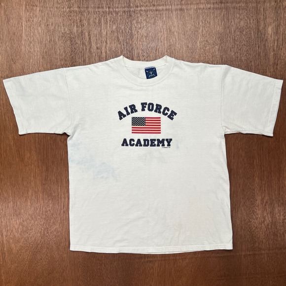 Oarsman Other - Vintage 1994 Air Force Academy T-Shirt Oarsman White Large USA Single Stitch